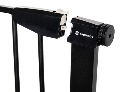 Traphekje | 90 - 96 cm | Traphek | Veiligheidshekje | Metaal | Zwart