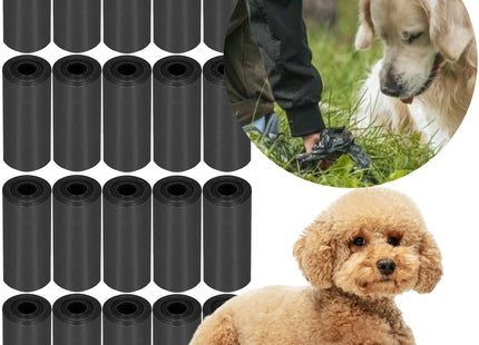 Poepzakjes - Voor Honden - Sterk - Zwart - 20 Rollen - 18 Zakjes - 360 Stuks