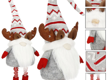 Kerstkabouter | Kerstrendier | 1 Stuk | Verstelbaar In Hoogte | 60-80 cm