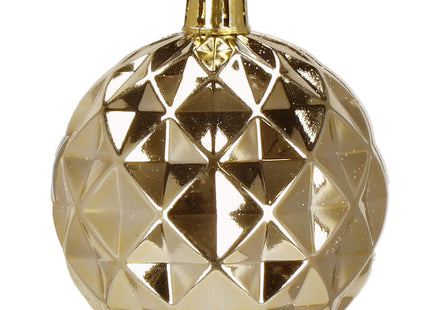 Kerstballen | 38 Stuks | Roze/Wit
