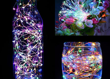 Draadverlichting Kerstverlichting | 1.9 m | Waterdicht | Op Batterij | LED-Verlichting | Multicolor