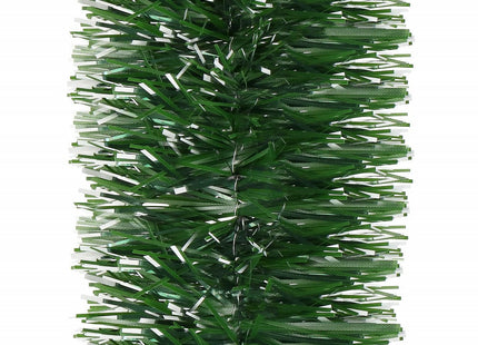 Kerstslinger | Guirlande | 3 m | Donkergroen/Wit