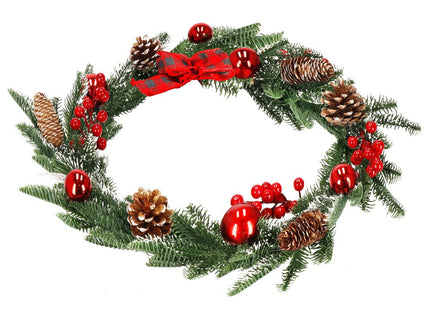 Guirlande | Kerstslinger Deluxe | 150 cm | Groentinten