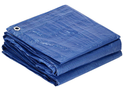 Afdekzeil | Dekzeil | Zeildoek | Waterdicht | PVC | 8 x 4 m | 60 g/m2 | Blauw