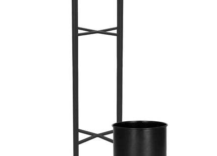 Staande Plantenbak | Plantenbakken | Metaal Zwart | 74 cm