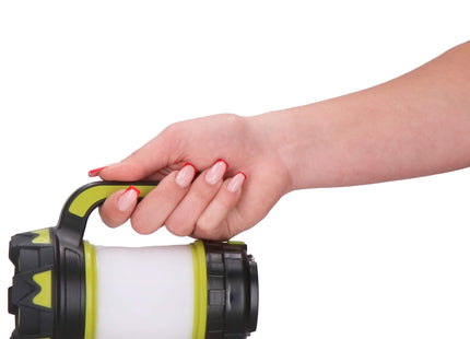 Zaklamp  - Multifunctioneel - Led - Powerbank - 6 Functies - Wit/Zwart