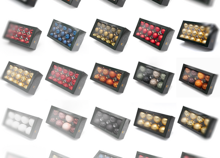Kerstballen Glas | 30 Stuks | Mix | Glas | Mat | Glans | Goud