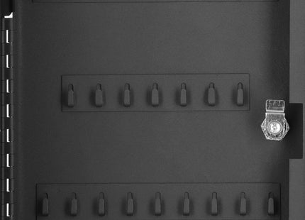 Sleutelkluis | Sleutelkast | Sleutelbox | 100 Haken | 30 x 24 x 7 cm | Zwart