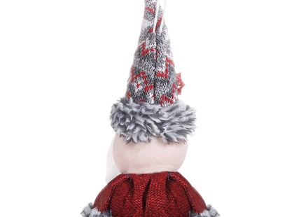 Kerstman Hangend - Kerstdecoratie - Kerstdwerg - Hangend - 19 cm