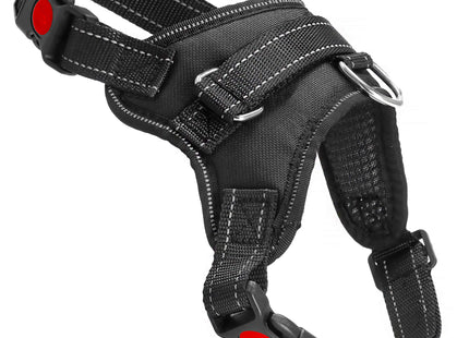 Hondentuigje - Hondenharnas - Verstelbaar - Zwart - 10 - 18 KG - S