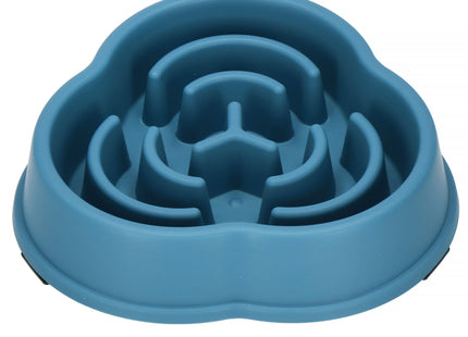 Voerbak - Likbak - Vertragen - Likmat - Speelgoed - Duurzaam - Blauw