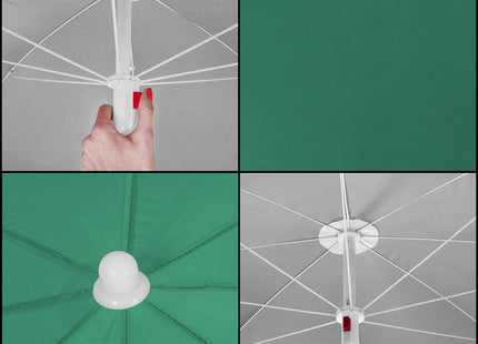 Parasol | Strand Parasol | Parasols | Opvouwbaar | 160 cm | Groen