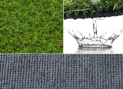 Kunstgras - Terras - Balkon -Tuin - Zacht - 2 x 0.5 m - 20 mm