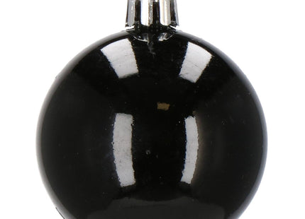 Kerstballen | 77 Stuks | Zwart