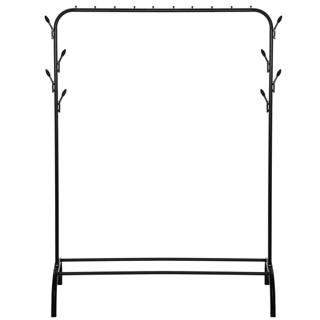 Kledingrek | Metaal | 15 Kg | 146 x 110 x 40 cm | Zwart