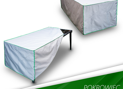 Tafelhoes -Tuintafelcover - Tuinset - Buitentafels - Maat XL - 190 x 90 x 75 Cm - Grijs