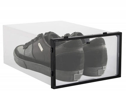 Schoenenbox | Sneakerbox | Kunststof | Transparant | 1 Stuk | 34 x 23 x 13.5 cm