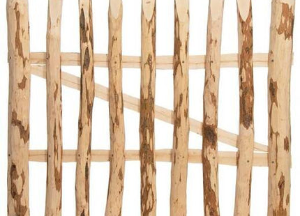 Poort - Schapenhek - Tuinhek  - Hazelaarhout  - Wicket - 50x100 cm - Bruin