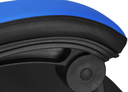 Gamestoel - Ergonomische Bureaustoel -  Verstelbaar - Blauw/Zwart
