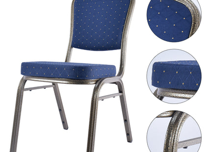 Set van 10 Stackchairs – Stapelstoelen – In 8 Kleuren Beschikbaar - Horecastoelen van Horecakwaliteit – Comfortabel en Ruimtebesparend