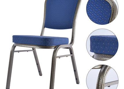 Set van 10 Stackchairs – Stapelstoelen – In 8 Kleuren Beschikbaar - Horecastoelen van Horecakwaliteit – Comfortabel en Ruimtebesparend