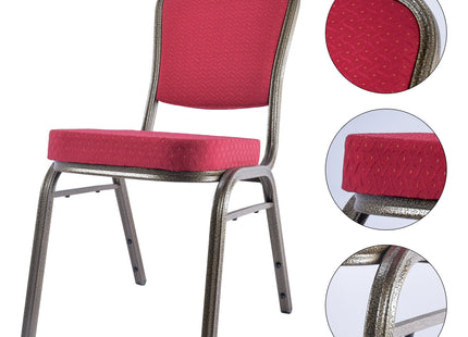 Stackchair – Rood A10 Stapelstoel – Stapelbare Horecastoel