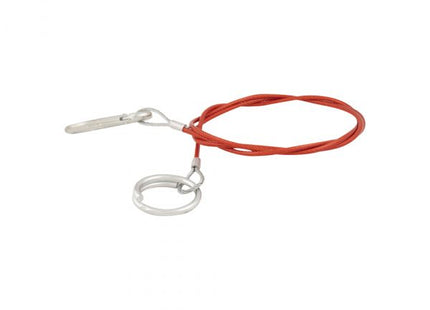 Breekkabel 1500 mm met oog en klepsluiting – 3 mm kabel