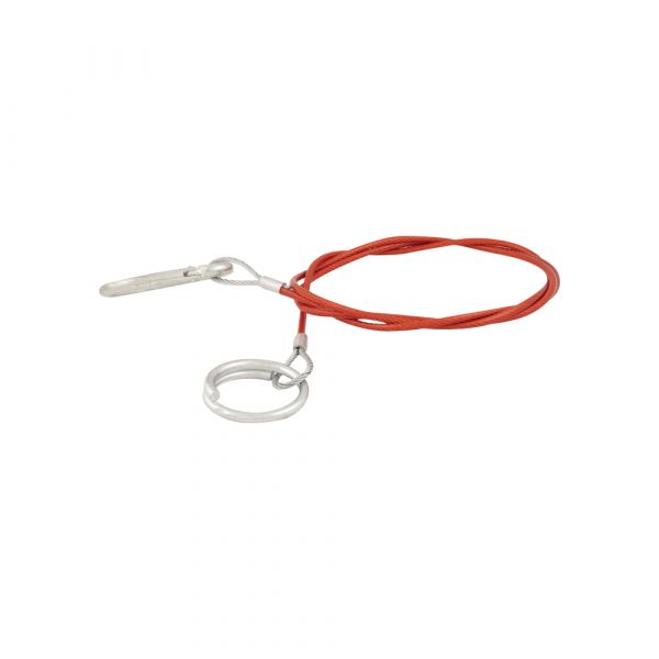 Breekkabel 1500 mm met oog en klepsluiting – 3 mm kabel