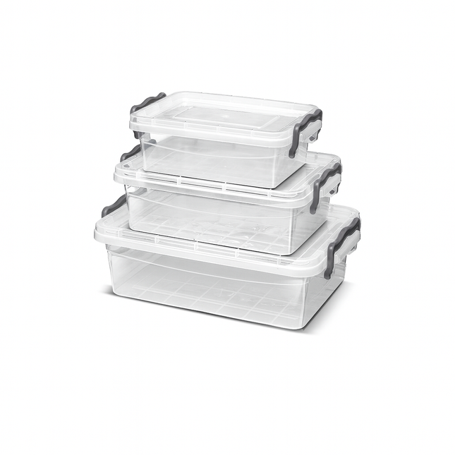 Diepvriesbakjes met Deksel – Set van 3 Vershoudbakjes - Diepvries, Magnetron & Vaatwasserbestendig – 3.5L / 2.1L / 1.2L