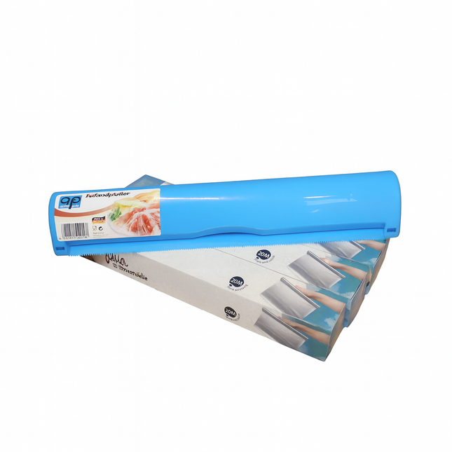 Foliehouder – Rollenhouder Keuken - Met Aluminiumfolie - Groen / Blauw