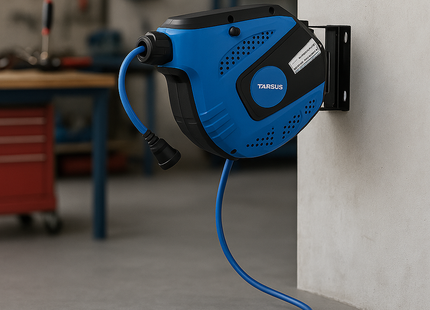 Tarsus Luchtslanghaspel 10 meter - Tot 8 Bar - Automatische Vergrendeling - Polypropyleen