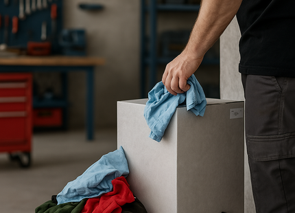 Poetslappen Bonte Tricot – 10 kg – Gerecycled Textiel