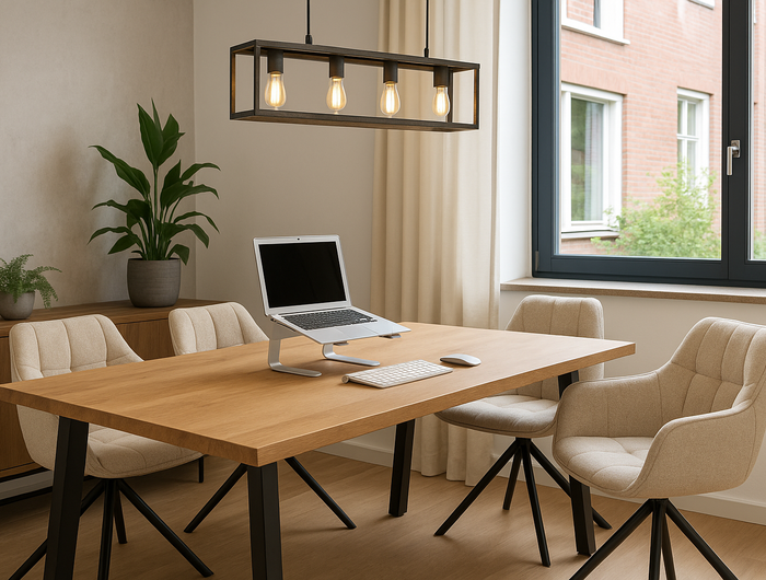 <h1>Modern wonen & </h1><h1>Slim werken</h1>