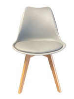 Eetkamerstoelen - Set van 4 stoelen kleur - Zwart - Wit - Beige of Grijs