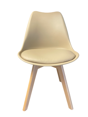 Eetkamerstoelen - Set van 4 stoelen kleur - Zwart - Wit - Beige of Grijs