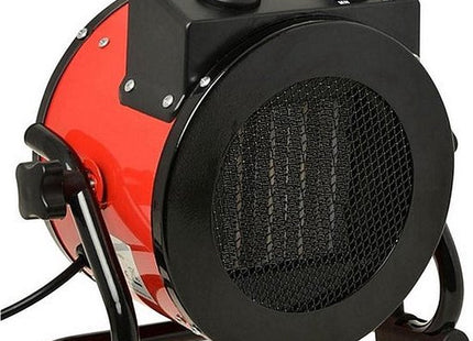 Industriële Elektrische Kachel 2000W – 20m² – 3-standen – 230V – Rood – Compacte Werkplaatskachel