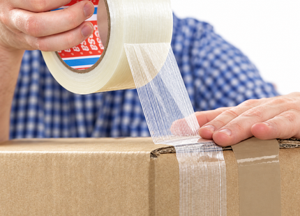 tesa Ultra Resistant Filamenttape – Set van 3 Rollen – 50 m x 50 mm - Transparant – Glasvezelversterkte Verpakkingstape