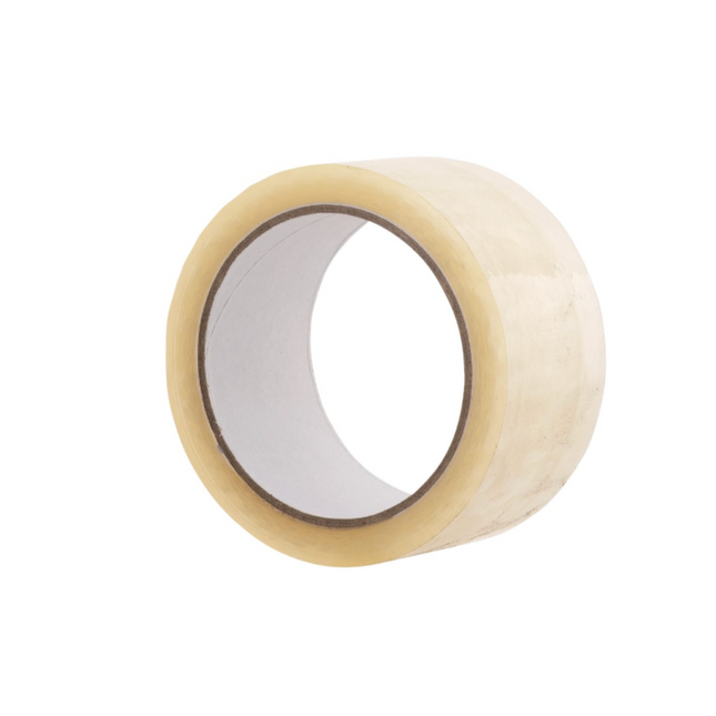 Verpakkingstape - 66 m x 50mm transparant (6 rollen)