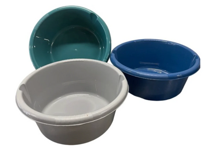 Set 3 Stuks - Afwasbak - 12 Liter - Ø 40 cm H 15 cm.