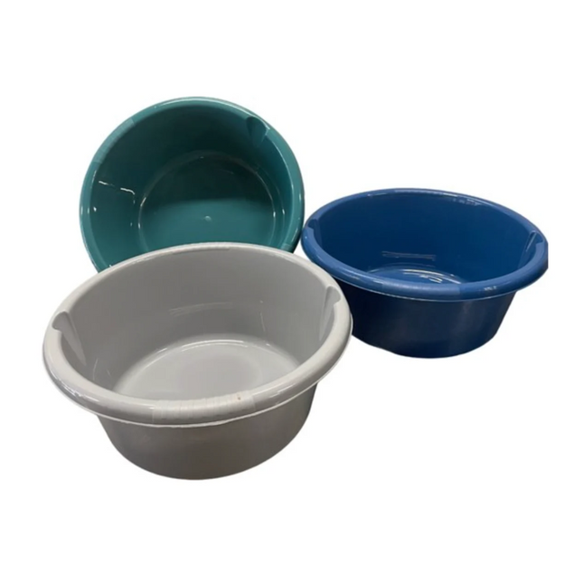 Set 3 Stuks - Afwasbak - 12 Liter - Ø 40 cm H 15 cm.