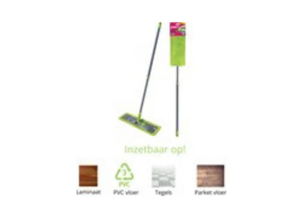 Dweil - Vloerwisser - Verstelbare Steel - 80-135