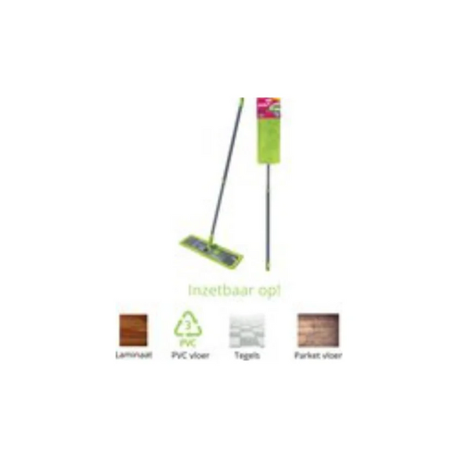 Dweil - Vloerwisser - Verstelbare Steel - 80-135