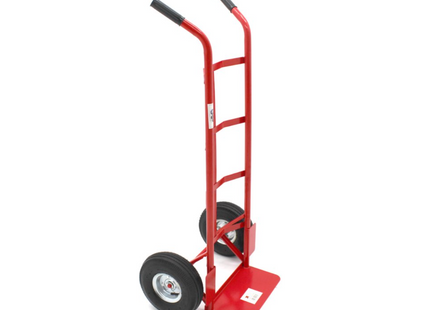 Steekwagen - Staal - 150 KG Draagvermogen - Transportwagen - Plateauwagen - Steekkar - Trolley - Transport - Rood
