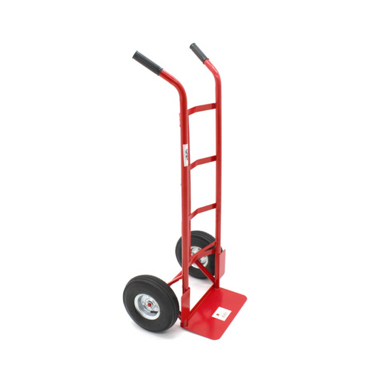 Steekwagen - Staal - 150 KG Draagvermogen - Transportwagen - Plateauwagen - Steekkar - Trolley - Transport - Rood