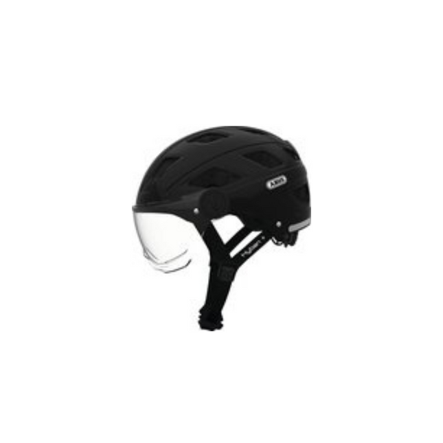 Helm - Abus - verstelbaar - vizier - black - M (52-58cm)