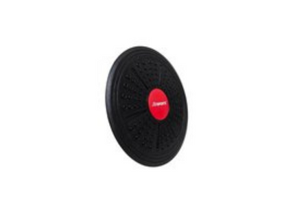 Balansbord - Balance Board - Ø 39,5 cm x 7 cm - Zwart/rood