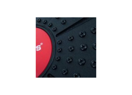 Balansbord - Balance Board - Ø 39,5 cm x 7 cm - Zwart/rood