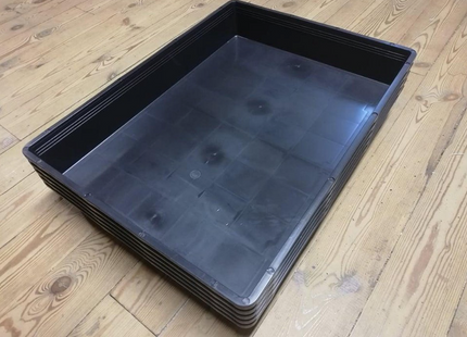 Stevige kweekbak zwart 56x42x9cm Deense bak voor zaaitray