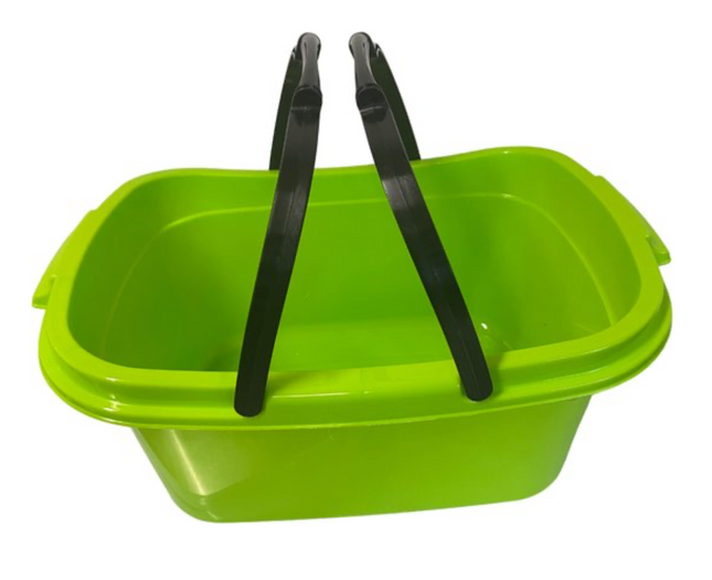 Wasmand - Wasmanden - met Hengsel - 55x38x24 cm - Groen