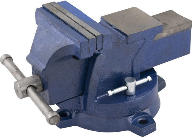 Bankschroef 100 mm – Draaibaar Werkbankklem – Voor Werkstukken en Werkplaats